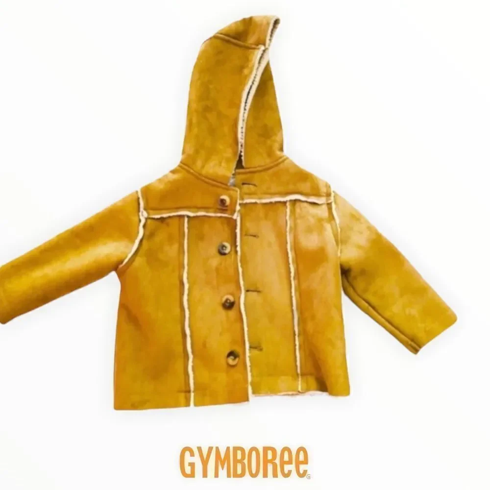 GYMBOREE | Mustard | FAUX SUEDE COAT